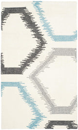 Safavieh Dhurries Dhu655A Ivory / Multi Rugs - Safavieh - dhu655a - 28