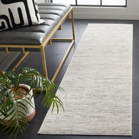 Safavieh Diamond 2'-2" x 8'-0" Rug in Grey / Beige