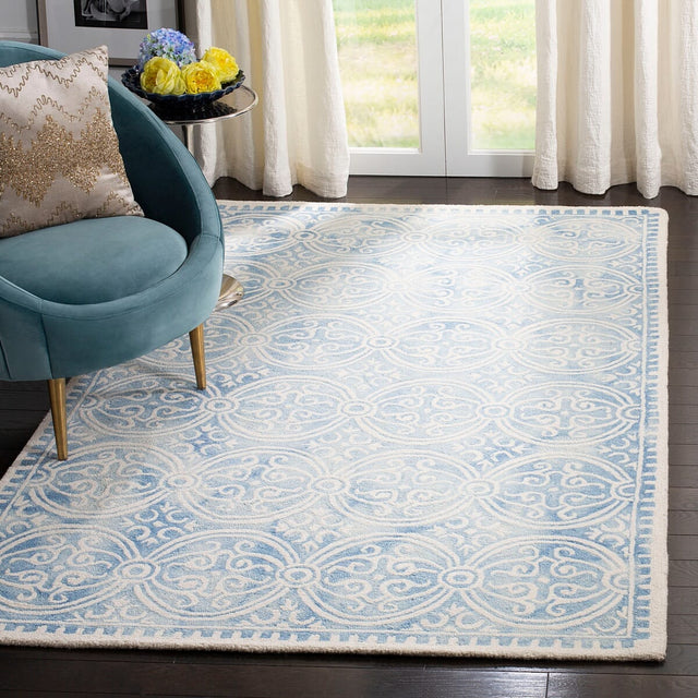 Safavieh Dip Dye Ddy211M Blue / Ivory Rugs - Safavieh - ddy211m - 3