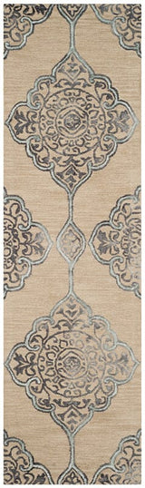Safavieh Dip Dye Ddy510A Beige / Blue Rugs - Safavieh - ddy510a - 28