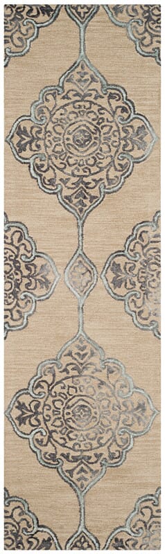 Safavieh Dip Dye Ddy510A Beige / Blue Rugs - Safavieh - ddy510a - 28