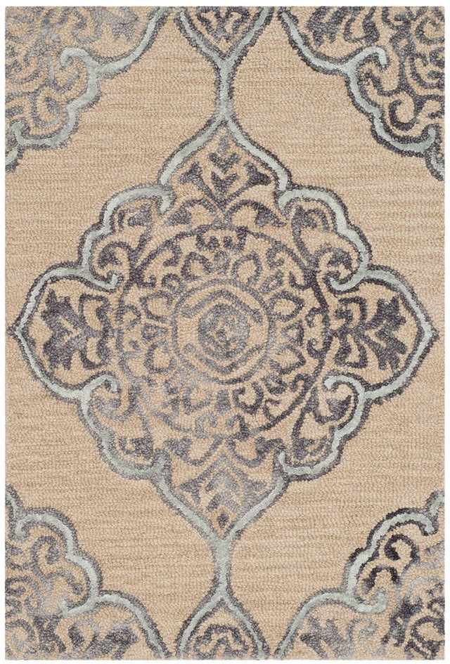 Safavieh Dip Dye Ddy510A Beige / Blue Rugs - Safavieh - ddy510a - 7r