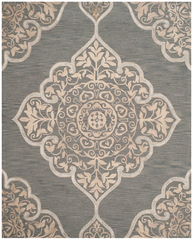 Safavieh Dip Dye Ddy510B Slate/Beige Rug - Safavieh - ddy510b - 5r