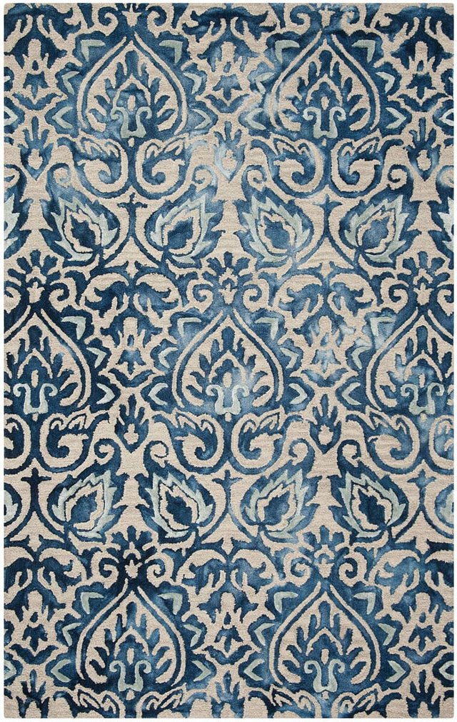 Safavieh Dip Dye Ddy511K Royal Blue / Beige Rugs - Safavieh - ddy511k - 2