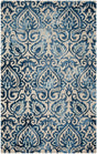 Safavieh Dip Dye Ddy511K Royal Blue / Beige Rugs - Safavieh - ddy511k - 2