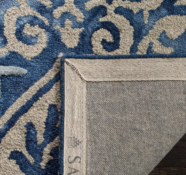 Safavieh Dip Dye Ddy511K Royal Blue / Beige Rugs - Safavieh - ddy511k - 2