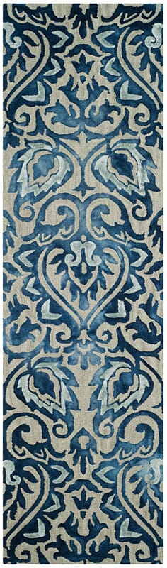 Safavieh Dip Dye Ddy511K Royal Blue / Beige Rugs - Safavieh - ddy511k - 28