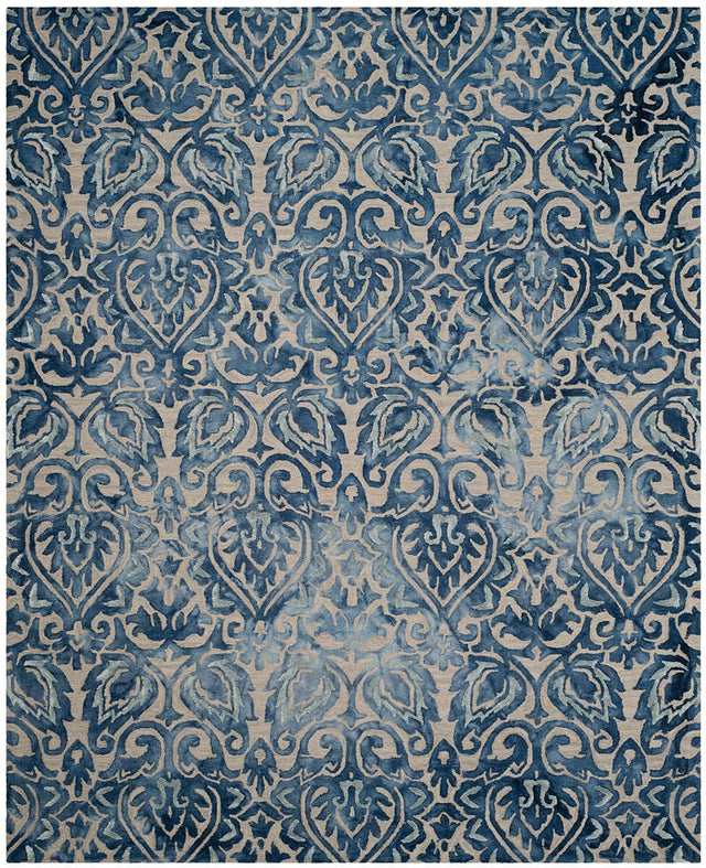 Safavieh Dip Dye Ddy511K Royal Blue / Beige Rugs - Safavieh - ddy511k - 7r