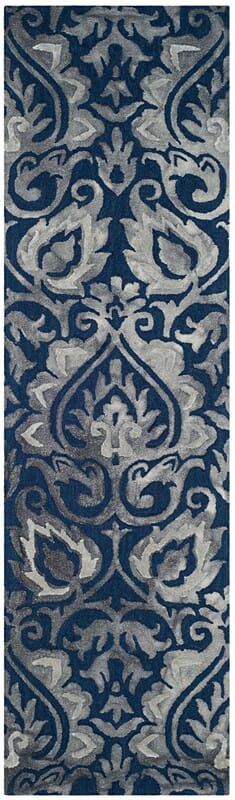 Safavieh Dip Dye Ddy511N Navy / Grey Rugs - Safavieh - ddy511n - 28