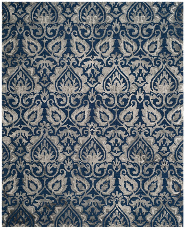 Safavieh Dip Dye Ddy511N Navy / Grey Rugs - Safavieh - ddy511n - 7r