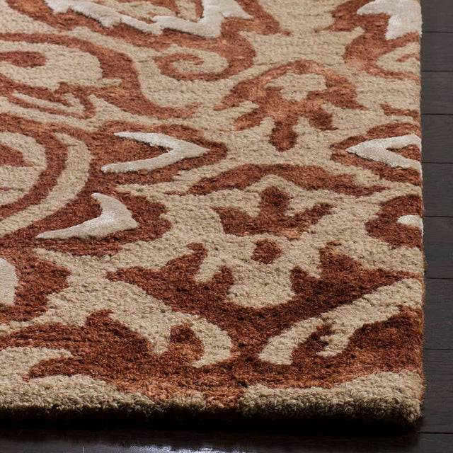 Safavieh Dip Dye Ddy511Q Copper / Beige Rugs - Safavieh - ddy511q - 2