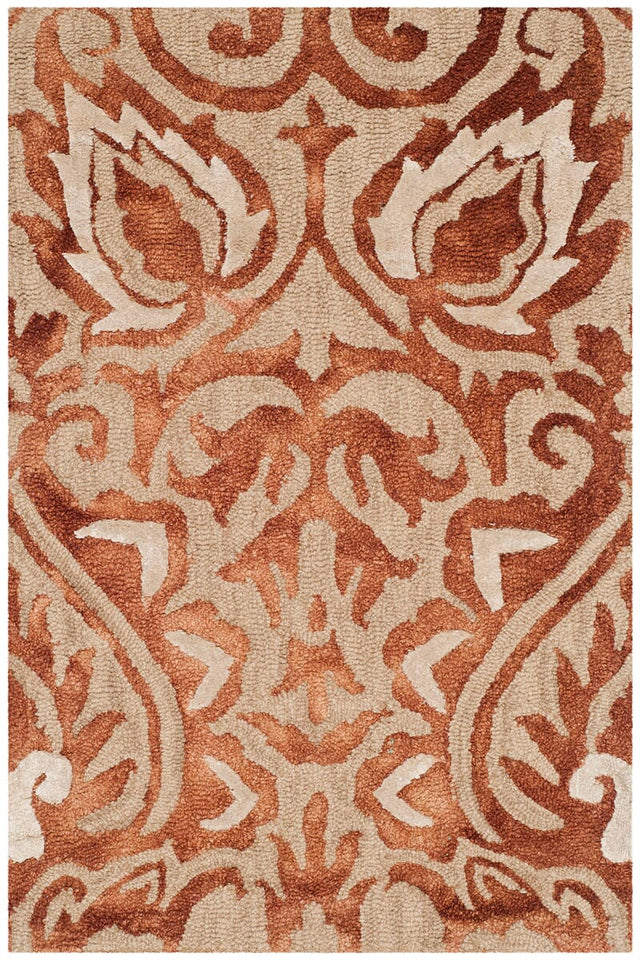 Safavieh Dip Dye Ddy511Q Copper / Beige Rugs - Safavieh - ddy511q - 7r