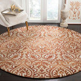 Safavieh Dip Dye Ddy511Q Copper / Beige Rugs - Safavieh - ddy511q - 7sq