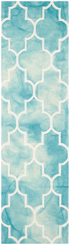 Safavieh Dip Dye Ddy535D Turquoise / Ivory Rugs - Safavieh - ddy535d - 24