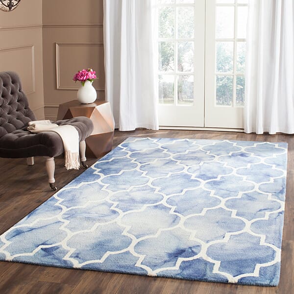 Safavieh Dip Dye Ddy535K Blue / Ivory Rugs - Safavieh - ddy535k - 2