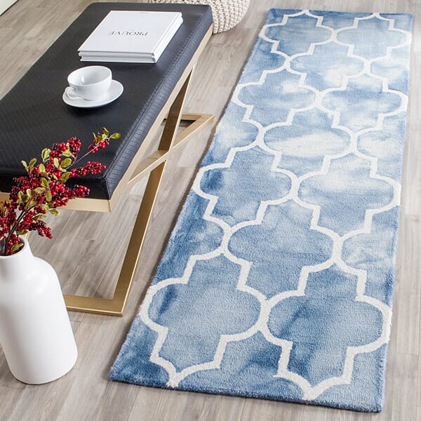 Safavieh Dip Dye Ddy535K Blue / Ivory Rugs - Safavieh - ddy535k - 7sq