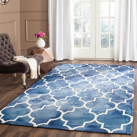 Safavieh Dip Dye Ddy535N Navy / Ivory Rugs - Safavieh - ddy535n - 2