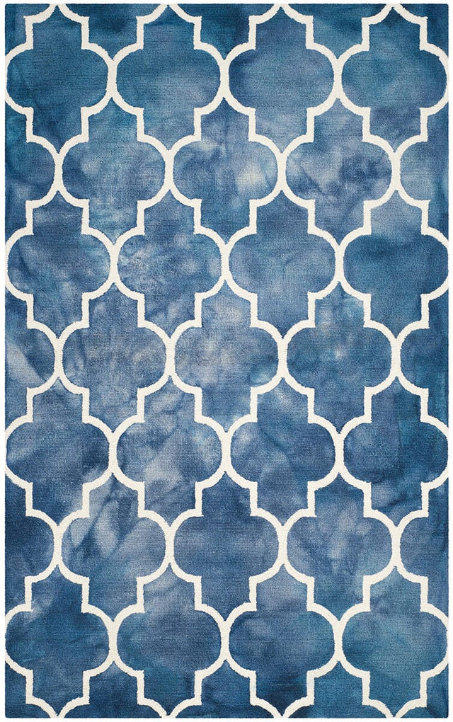 Safavieh Dip Dye Ddy535N Navy / Ivory Rugs - Safavieh - ddy535n - 2