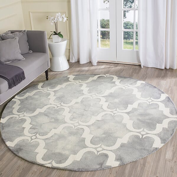 Safavieh Dip Dye Ddy536C Grey / Ivory Rugs - Safavieh - ddy536c - 7sq