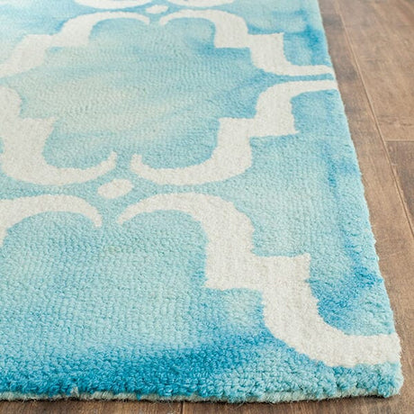 Safavieh Dip Dye Ddy536D Turquoise / Ivory Rugs - Safavieh - ddy536d - 2