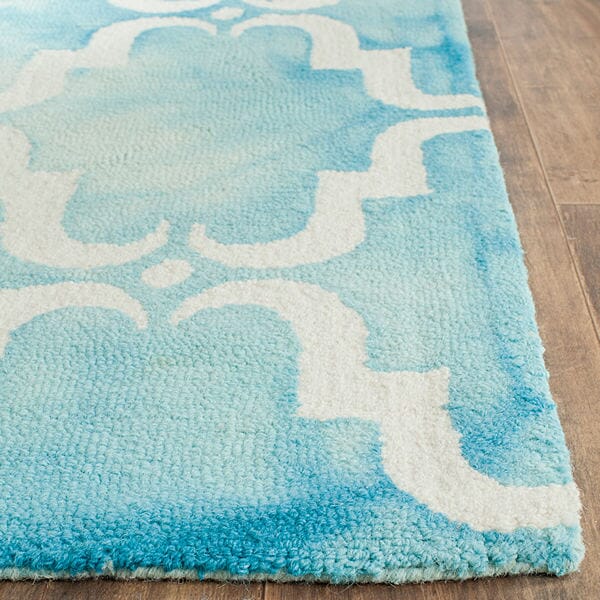 Safavieh Dip Dye Ddy536D Turquoise / Ivory Rugs - Safavieh - ddy536d - 2