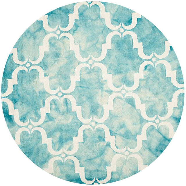 Safavieh Dip Dye Ddy536D Turquoise / Ivory Rugs - Safavieh - ddy536d - 7r