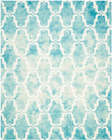 Safavieh Dip Dye Ddy536D Turquoise / Ivory Rugs - Safavieh - ddy536d - 7r
