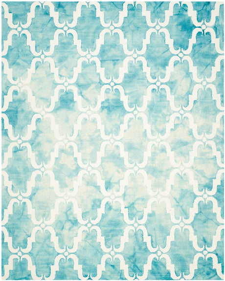 Safavieh Dip Dye Ddy536D Turquoise / Ivory Rugs - Safavieh - ddy536d - 7r