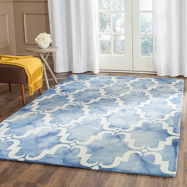 Safavieh Dip Dye Ddy536K Blue / Ivory Rugs - Safavieh - ddy536k - 2