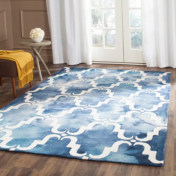 Safavieh Dip Dye Ddy536N Navy / Ivory Rugs - Safavieh - ddy536n - 2