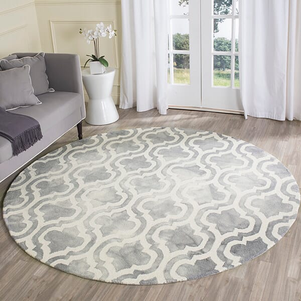 Safavieh Dip Dye Ddy537C Grey / Ivory Rugs - Safavieh - ddy537c - 7sq