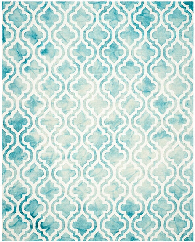 Safavieh Dip Dye Ddy537D Turquoise / Ivory Rugs - Safavieh - ddy537d - 7r