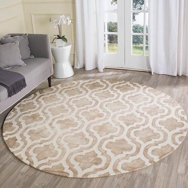 Safavieh Dip Dye Ddy537G Beige / Ivory Rugs - Safavieh - ddy537g - 7sq