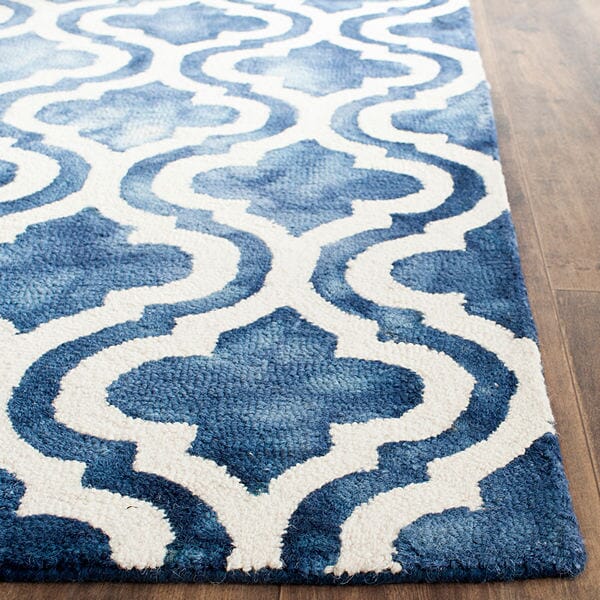 Safavieh Dip Dye Ddy537N Navy / Ivory Rugs - Safavieh - ddy537n - 2