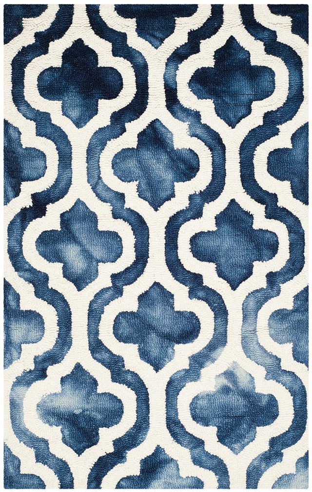 Safavieh Dip Dye Ddy537N Navy / Ivory Rugs - Safavieh - ddy537n - 7r