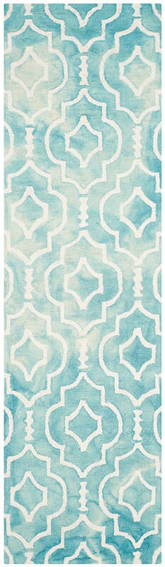 Safavieh Dip Dye Ddy538D Turquoise / Ivory Rugs - Safavieh - ddy538d - 24