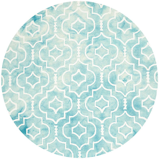 Safavieh Dip Dye Ddy538D Turquoise / Ivory Rugs - Safavieh - ddy538d - 7r