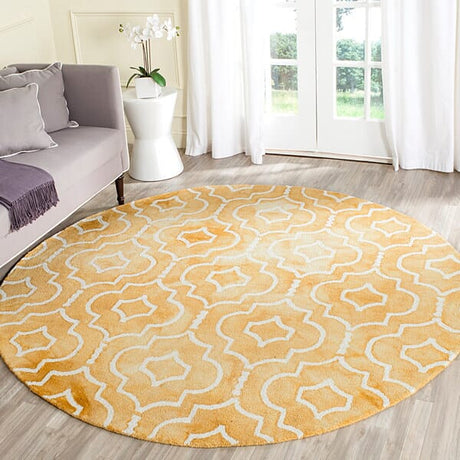 Safavieh Dip Dye Ddy538H Gold / Ivory Rugs - Safavieh - ddy538h - 7sq