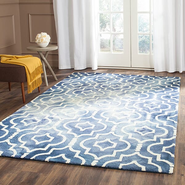 Safavieh Dip Dye Ddy538N Navy / Ivory Rugs - Safavieh - ddy538n - 2