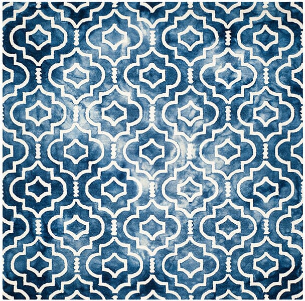 Safavieh Dip Dye Ddy538N Navy / Ivory Rugs - Safavieh - ddy538n - 7sq