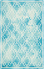 Safavieh Dip Dye Ddy539D Turquoise / Ivory Rugs - Safavieh - ddy539d - 2