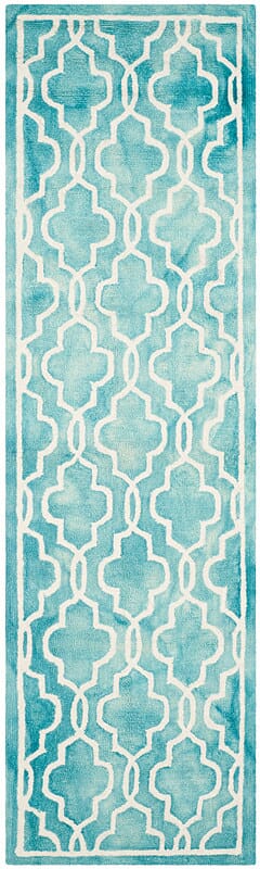 Safavieh Dip Dye Ddy539D Turquoise / Ivory Rugs - Safavieh - ddy539d - 24