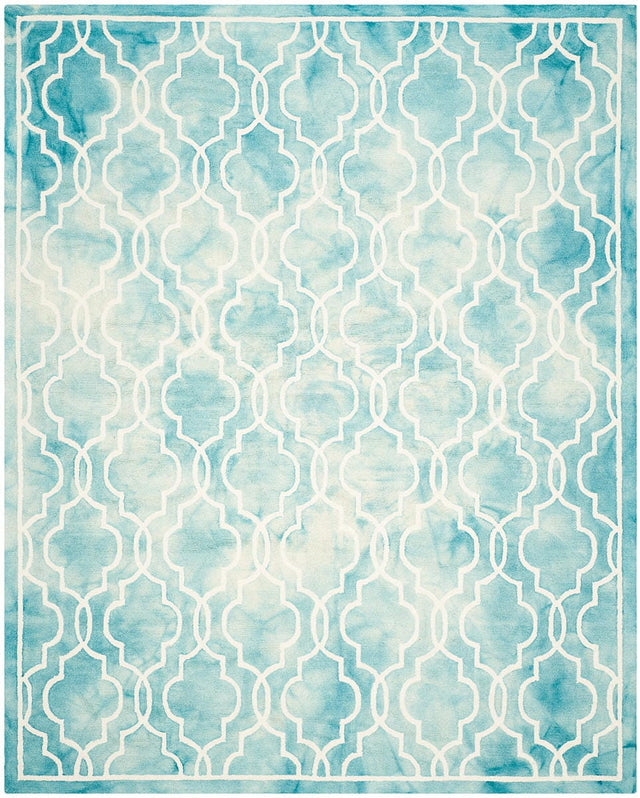 Safavieh Dip Dye Ddy539D Turquoise / Ivory Rugs - Safavieh - ddy539d - 7r