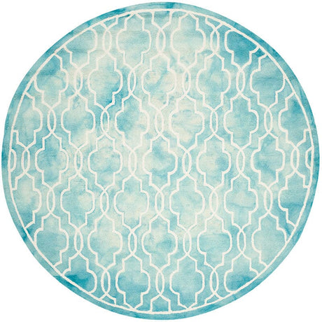 Safavieh Dip Dye Ddy539D Turquoise / Ivory Rugs - Safavieh - ddy539d - 7r