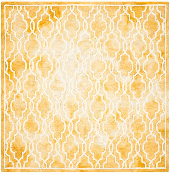 Safavieh Dip Dye Ddy539H Gold / Ivory Rugs - Safavieh - ddy539h - 7sq