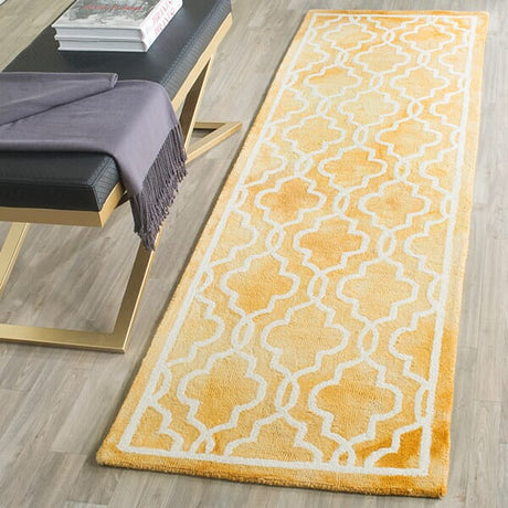 Safavieh Dip Dye Ddy539H Gold / Ivory Rugs - Safavieh - ddy539h - 7sq