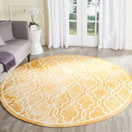 Safavieh Dip Dye Ddy539H Gold / Ivory Rugs - Safavieh - ddy539h - 7sq