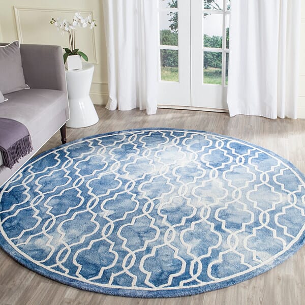 Safavieh Dip Dye Ddy539K Blue / Ivory Rugs - Safavieh - ddy539k - 7sq