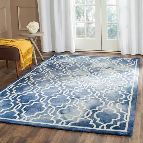 Safavieh Dip Dye Ddy539N Navy / Ivory Rugs - Safavieh - ddy539n - 2