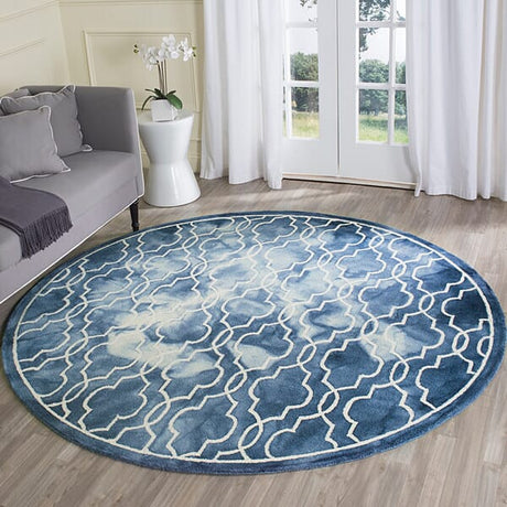 Safavieh Dip Dye Ddy539N Navy / Ivory Rugs - Safavieh - ddy539n - 7sq